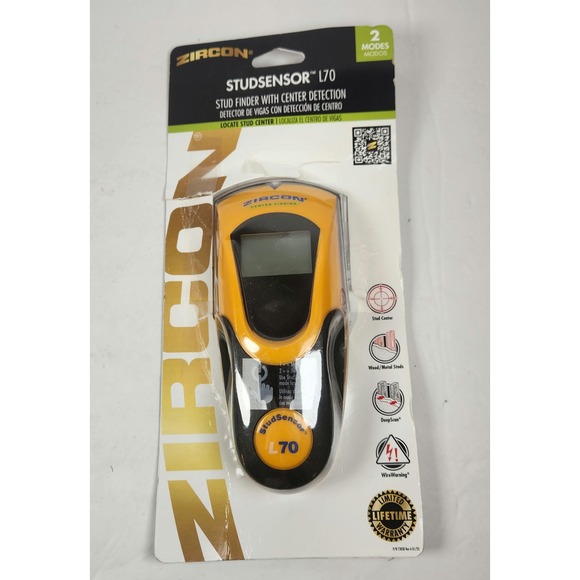 ZIRCON StudSensor HD55 Metal & Wood Stud Finder with Deep Scan Mode (14C3) - Picture 1 of 2